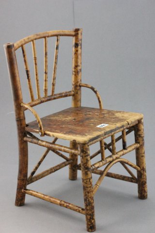 Vintage Childs Bamboo Chair