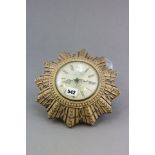 A Smiths Sectric Sunburst Clock