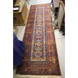 Samarkand Wool Runner Rug, 285cm x 91cm