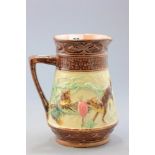 A Victorian Majolica Pitcher decorated with fox and duck