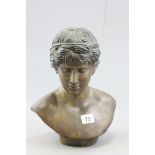 A Bronze Bust of a Classical Person