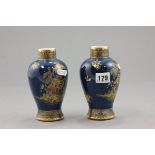 A Pair of Carltonware Oriental Vases