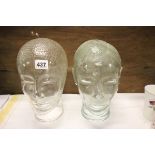 Two Glass Heads