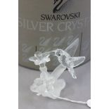 A Boxed Swarovski Limited Edition Hummingbird