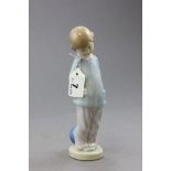 A Lladro Figure of a Child with Ball