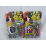 Two McFarlane Austin Powers unopened on card including Austin and Dr. Evil