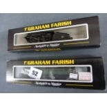 Cased Graham Farish N gauge 371-825 Diesel Locomotive in two tone green plus Graham Farish N gauge