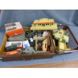 Good selection of model railway items including Hornby Dublo Station, three boxed K Kits featuring