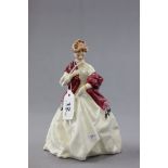 A Royal Worcester Figure modelled by Freda Doughty 'First Dance'