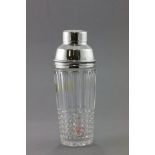 West German Genuine Lead Crystal Cocktail Shaker