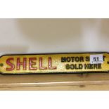 Cast Iron Sign - Shell Motor Spirit Sold Here