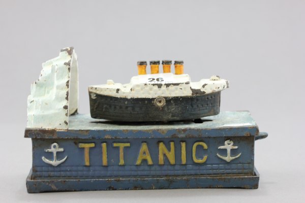 A Titanic Cast Iron Moneybox