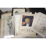 A Scrapbook of Prints, Drawings and Text, Two Books of Capolavori Della Pittura 'Durer' and '