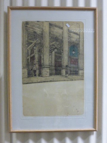 Three Richard Beer Signed Limited Edition Coloured Engravings = Cafe Turbot, Palace Royal and - Image 3 of 3