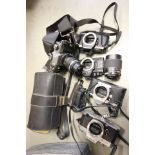 A Quantity of Cameras and Accessories
