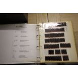 A Folder of 35mm Railway Negatives with information (approximately 800)