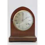 Early 20th century Mahogany Arched Top Mantle Clock