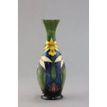 A Moorcroft Slender Vase, Moorcroft Collectors Club 2009 edition