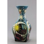 A Moorcroft Vase, Cosmic Garden Pattern, Limited Edition No 19/25 dated 2009 and signed by Vicky