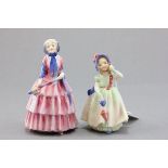 Two Royal Doulton Figurines - Biddy HN 1513 and Babie HN 1679