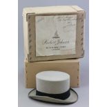 Top Hat made by Moss Bros in original cardboard hat box