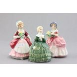 Three Royal Doulton Figurines - Belle HN 2340, Cissie HN 1809 and Valerie HN 2107