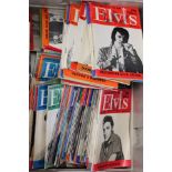 Approximately 100 Elvis Monthly Annuals 166-264 plus other Elvis books