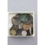 Small box of UK Coins including silver