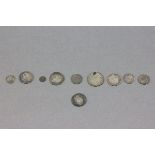 Envelope of silver coins including Hammered