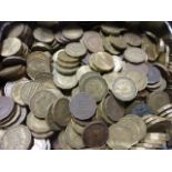 Large Quantity of Three Penny Coins