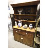 Pine Dresser with two drawers and two cupboards