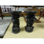 Two Candle Stands, the supports in the form of Cherubs