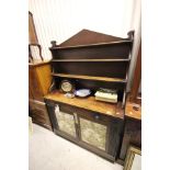 Victorian Mahogany Gothic Sideboard / Chiffonier