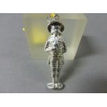 Silver Needle Case in the form of a 16th century Figure