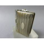 Early 20th century Silver Plated Combination Stamp Case and Vesta in the form of a Book