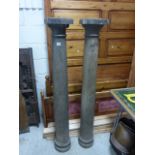 Two Wooden Columns
