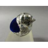 Silver Plated Chick Pin Cushion