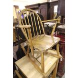 Elm Seated Hoop Backed Rocking Chair