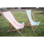 Two vintage Deck Chairs