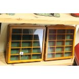 Pair of Glazed Collectors Display Cabinets