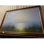 Oil on Canvas of Seascape signed K Sander