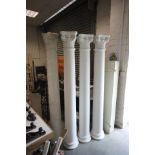 Four Corinthian Columns and Two Bases