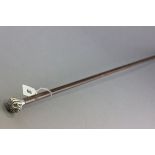 Walking Stick with Silver Handled Knop