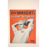 Football Autograph - Softback edition of Billy Wright's Scrapbook, signed to pages by Bobby