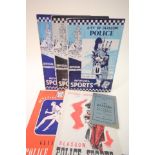 Scottish Sports Programmes - Glasgow Police Sports programmes for 1950 at Hampden Park and 1952,