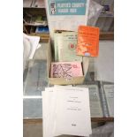 Cricket - Selection of scorecards and match tickets from 1969 onwards, 1950 & 51 Playfair annuals, 8