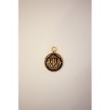 Athletics - a scarce 9ct medallion, awarded to C.E.Davis, South Africa & Cambridge University, for