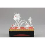 Swarovski Fabulous Creatures 'The Dragon', annual edition 1997, with box, outer box and
