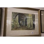T C Barfield signed and dated 1922 Watercolour 'Winchester No 8'