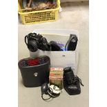 Box of Mixed Cameras & Binoculars
